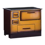 Šporet na čvrsto gorivo Alfa Plam 55 deluxe R, braon